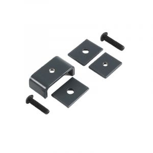 McCover Lot de 2 but&eacute;es d'angle pour cl&ocirc;ture LARKO Gris anthracite RAL 7016, Lot - X 2