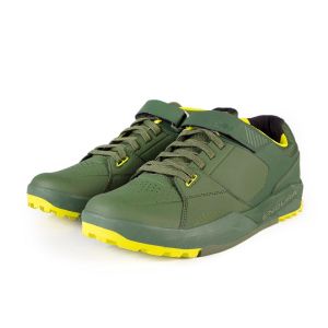 Endura Chaussures VTT MT500 Burner (pédale plate) - Vert forêt - UK 7.5, Vert forêt