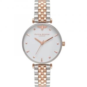 Olivia burton Montre Femme Midi Square Dial Gold & Silver & Rose Gold OB16AM93