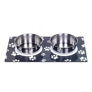 Nobby Gamelles pour chien magnetique avec plateau Pet (x2)