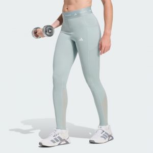 Image de Adidas Damen TECHFIT Stash Pocket Full Length Leggings, Wonder Sage, M