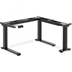 Fromm & Starck Bureau d'angle assis-debout (piètement) - Hauteur : 60 - 125 cm - Largeur : 110 - 190 cm (gauche) / 90 - 150 cm (droite) - Angle : 90° - 150 kg