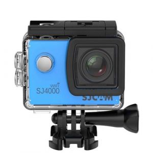 SJCAM SJ4000 Wi-Fi Caméra d'action étanche 30 m 12MP Angle 170 ° 1080p HD 2.0 Écran LCD Bleu