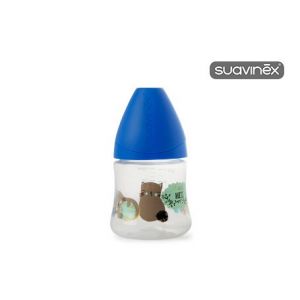 Suavinex Biberón anatómico tetina látex boca ancha 0-6 meses 150ml 1ud