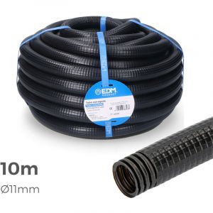 Gaine Électrique ICTA Ø16mm Noir Usage Extérieur 10m