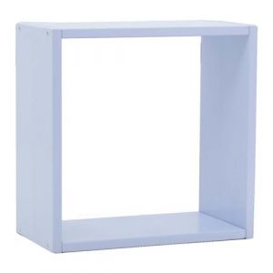 Etagère cube modulable en pin 32 x 32 x 17 cm bleu