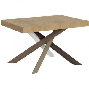 Table extensible 90x120/224 cm Volantis Quercia Natura structure 4/C