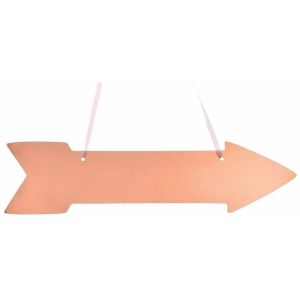 Ruedelafete Flèche signalétique métallisée UNIE Rose Gold