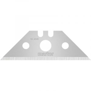 MARTOR 10 x lames trap&eacute;zo&iuml;dales, Lames de rechange Cutter, Couteau de s&eacute;curit&eacute;, 19 mm, Tranchant, Dans distributeur, Utilisable 2 fois, No. 42045