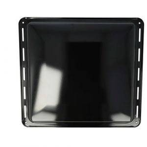 Vhbw Plaque de cuisson pour fours - 42,2 x 37,6 x 4 cm, &eacute;maill&eacute;e, anti-adh&eacute;sive, passe au lave-vaisselle compatible avec Zanussi s&eacute;rie ZOB 3xxxxxx