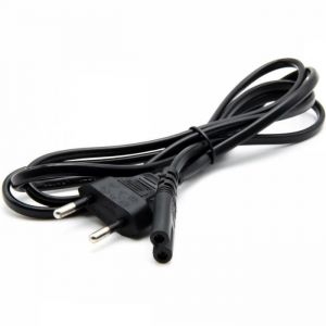 Benson Câble D'alimentation Prise Secteur 2 Broches 220v Iec-C7 1,5m Dvd Tv Ps3 Ps4 Ps2
