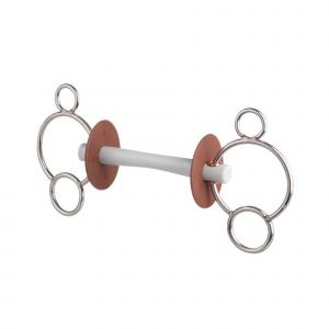 Mors 3 anneaux pour cheval avec canon confort Beris