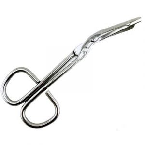 LEINA-WERKE 56010 Ciseaux premiers secours DIN 58279-A 145 sans manche en plastique 14,5 cm