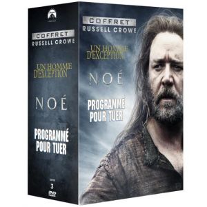 Coffret Russell Crowe : Noé + Un homme d'exception + Programmé pour tuer [DVD]