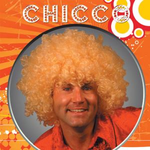 Perruque Afro blonde