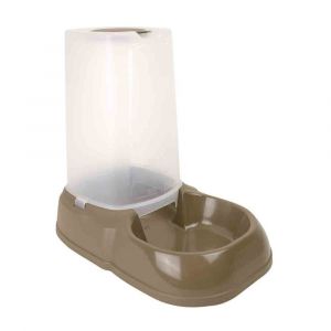 Zamibo Distributeur Eau ou Croquettes Antidérapant pour Chien 3,5 litres 30 x 28 x 20 cm