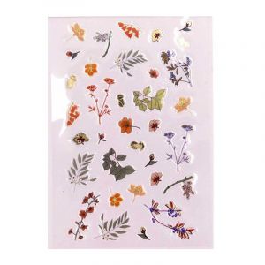 Rico Design 34 autocollants en gel plantes