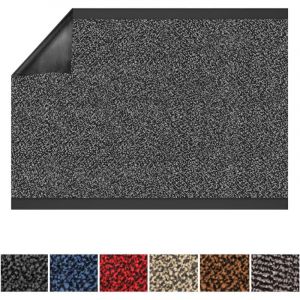 Floordirekt - Tapis de Porte Paillasson d'entrée Sky Gris anthracite 120 x 100 cm