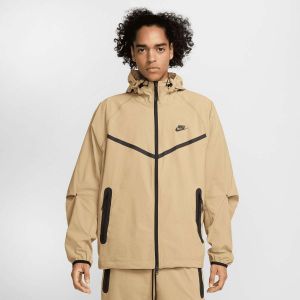 Nike Tech Woven Windrunner Full-Zip Jacket, Surv&ecirc;tements, en beige, taille: S - Couleur beige - Taille S