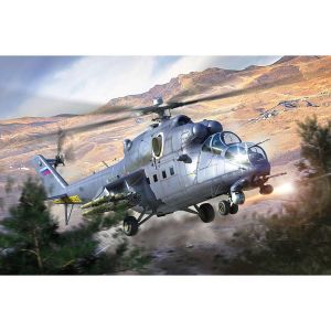 Trumpeter Maquette hélicoptère : Mi-35M Hind-E en 1:48