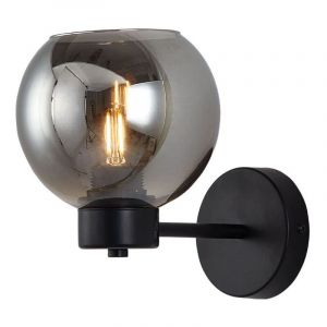Applique murale d&eacute;corative 1xE27 23W IP20 &ndash; Verre fum&eacute;