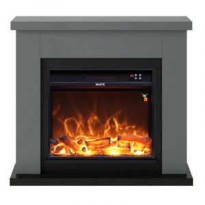 MPC Cheminée électrique au sol Camino Asciano 1500W gris foncé