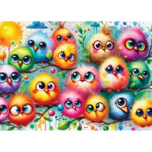Puzzle 1000 pièces : PLUMES DE PLAISIR