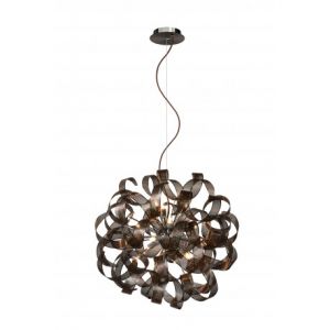 Lucide ATOMA - Suspension - D60 cm - G9 - Brun
