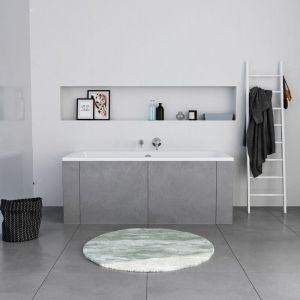 Duravit Baignoire murale en acrylique rectangulaire à encastrer design pour salle de bain, 2 dossiers inclinés - 180x80x42cm - Blanc - duralavant 180x80 cm