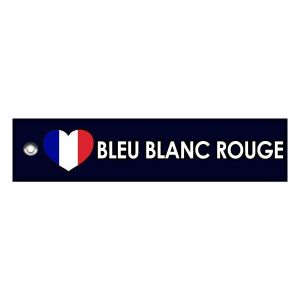 Clj Charles Le Jeune Porte clé Porte-clés Coeur Bleu Blanc Rouge