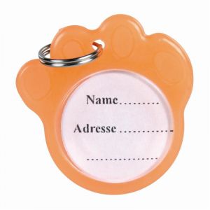 Trixie Porte adresse, phosphorescent - ø 3,5 cm, orange