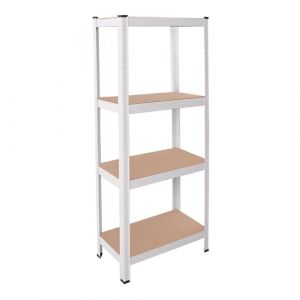 OCIODUAL Tiny Etagere Metallique Blanche, Etagere Garage, Rack Rangement, pour la Maison, Étagère Garage, Meubles