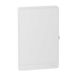 Image de Schneider Electric Porte Styl blanche pour coffret de répartition Resi9 - 18 modules - 2 rangées