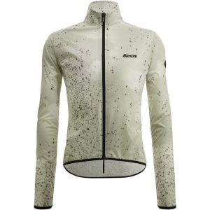 Santini Fango Pocketable Windbreaker Jacket Men, gris XXL Vestes route