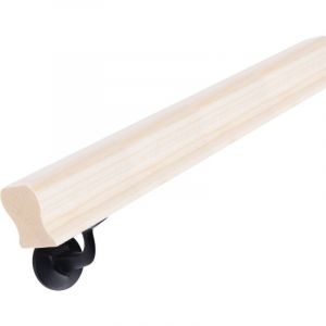 Handy Bag HANDYSTAIRS - Rampe d'escalier en bois Home - Profilé trou de serrure 50 x 50 mm - Pin - 150cm