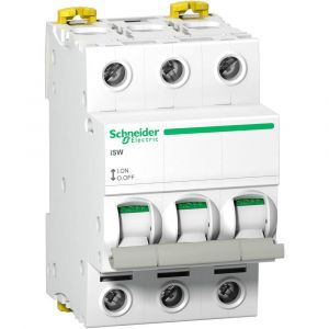 Schneider Electric Acti9 inter-sectionneur iSW 3P 40 &agrave; 125A | Calibre 2: 40A