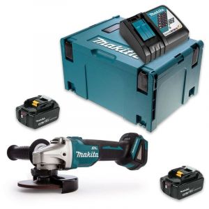 Makita Meuleuse d'angle 18V lxt Ø125 mm (2x4,0 Ah) en makpac DGA506RMJ