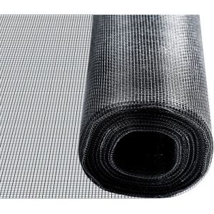 Moustiquaire pour portes et fen&ecirc;tres Casa Pura - Fiable - En fibres de verre avec rev&ecirc;tement vinyle - Noire - Disponible en 2 longueurs et 4 largeurs, Noir, 3 m x 1 m