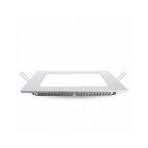 V-TAC Plafonnier carré LED 12W équivalent 50W Blanc Chaud (3000K) | Blanc Froid (6000K)