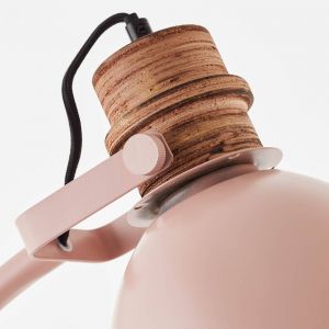 Brilliant AG Lampe sur pied Erena, tête pivotante, rose clair