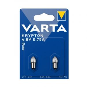 Image de Varta Ampoule Krypton culot lisse 4,8V - 2-48080TO