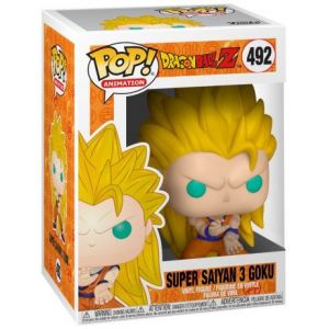 Funko Figurine Pop! N°492 - Dragon Ball Z - Goku Super Saiyan 3 - Exclusivité Micromania-Zing