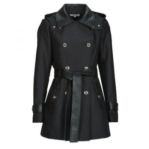 Morgan 242-GZIMA Trench &agrave; Capuche, Noir, 34 Femme