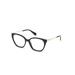 MAX&Co Femme MO5200 001 Montures optiques Injecté Noir Ronde Normale