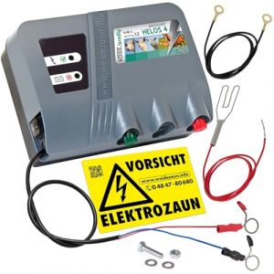 Cl&ocirc;ture &Eacute;lectrique VOSS.farming HELOS 4 12 V/230 V - S&eacute;curit&eacute; pour Chevaux et B&eacute;tail