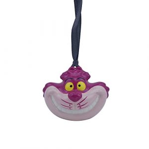 HMB Disney Décoration d'arbre à Suspendre Alice au Pays des Merveilles – Chat du Cheshire – 7,4 cm x 4,8 cm x 5,7 cm – Décoration de Sapin de Noël Disney – Cadeaux Alice au Pays des Merveilles