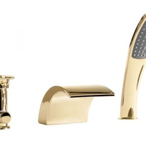 Réa Robinet de baignoire riven gold