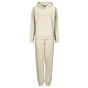 Puma Ensembles de survêtement LOUNGWEAR SUIT FL Beige - Taille US L,US M,US S,US XS