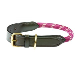 Weatherbeeta Collier pour chien en cuir corde