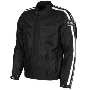 Helstons Blouson textile Pace Air argent/rouge/bleu- M